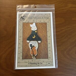 Holman Publication & Design #204 A Haunting We Go Ghost Pattern/Instructions Vtg
